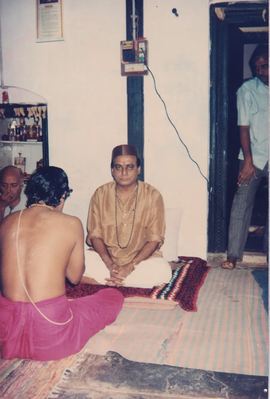 Portrait of Datta Kaka (Dattatray Pundalik Kulkarni, Namyogi). Archive still DPK_0009.