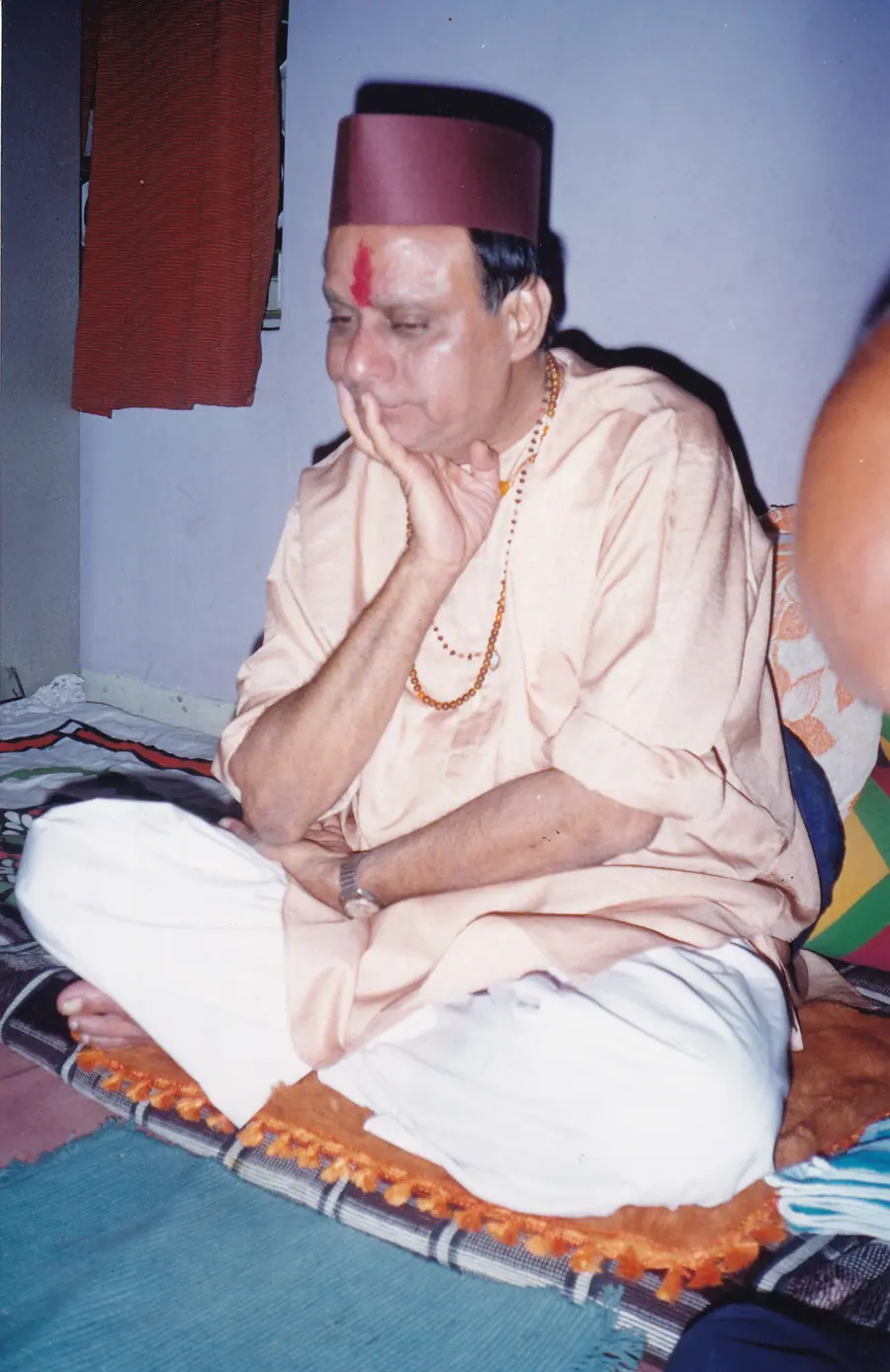 Portrait of Datta Kaka (Dattatray Pundalik Kulkarni, Namyogi). Archive still DPK_0015.