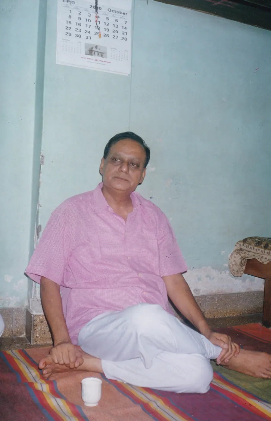 Portrait of Datta Kaka (Dattatray Pundalik Kulkarni, Namyogi). Archive still DPK_0053.