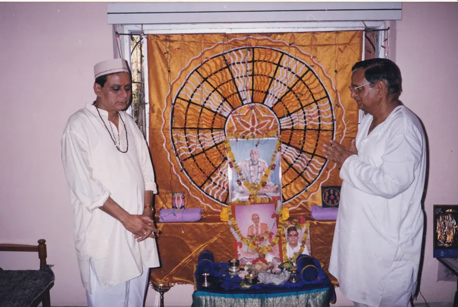 Pothi or manuscript from Datta Kaka's spiritual work. Archive still DPK_0047.