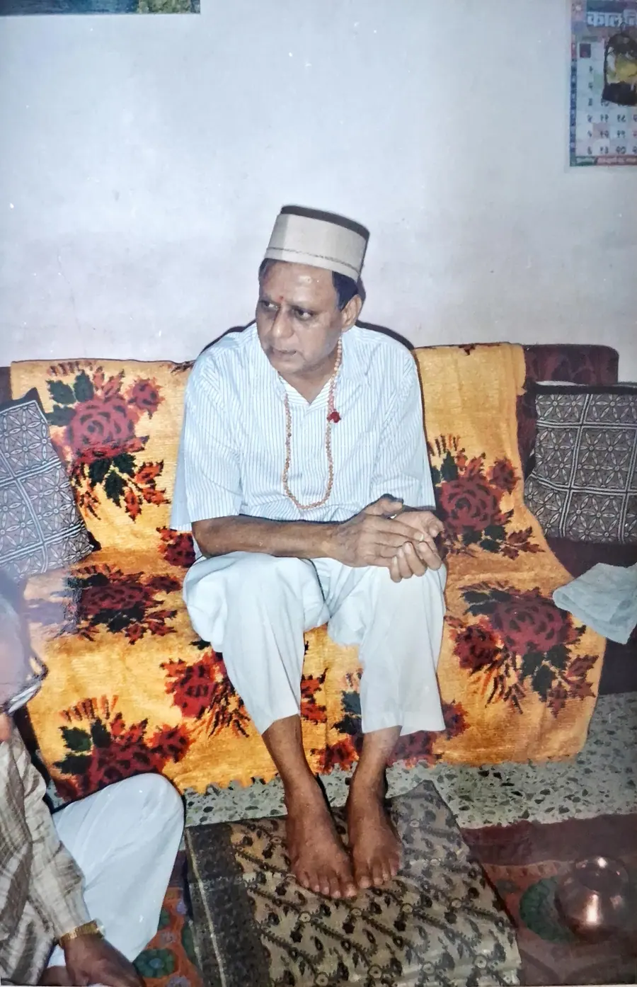 Pothi or manuscript from Datta Kaka's spiritual work. Archive still DPK_P1.3.